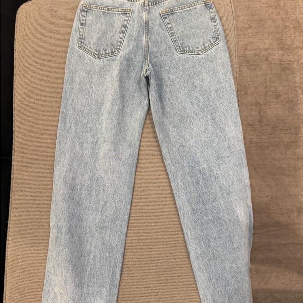 Princess Polly Light Blue Denim Pants - Picture 5 of 6